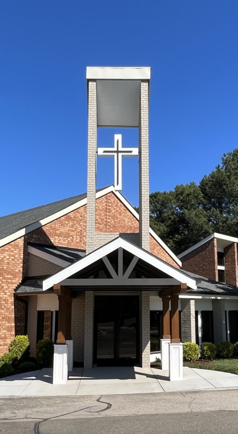 North Ridge Church Front Entrance Renovation in Raleigh, NC